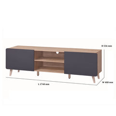 NELSON 6 Feet TV Cabinet