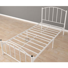 KINGDOM Super Base Single / Queen Size Metal Bed Frame ( White )