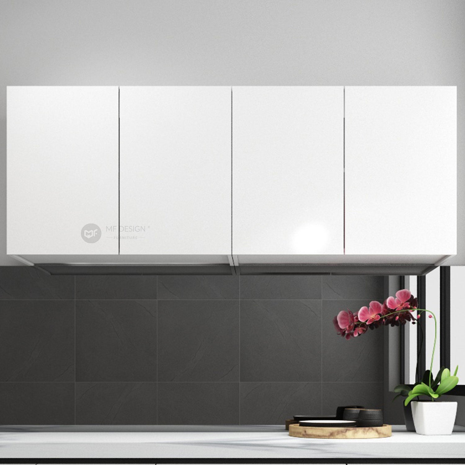 KIAN Kitchen Cabinet / Wall Cabinet / Hanging Bathroom Cabinet / Dapur Kabinet Dinding / Gantung Kabinet Dapur