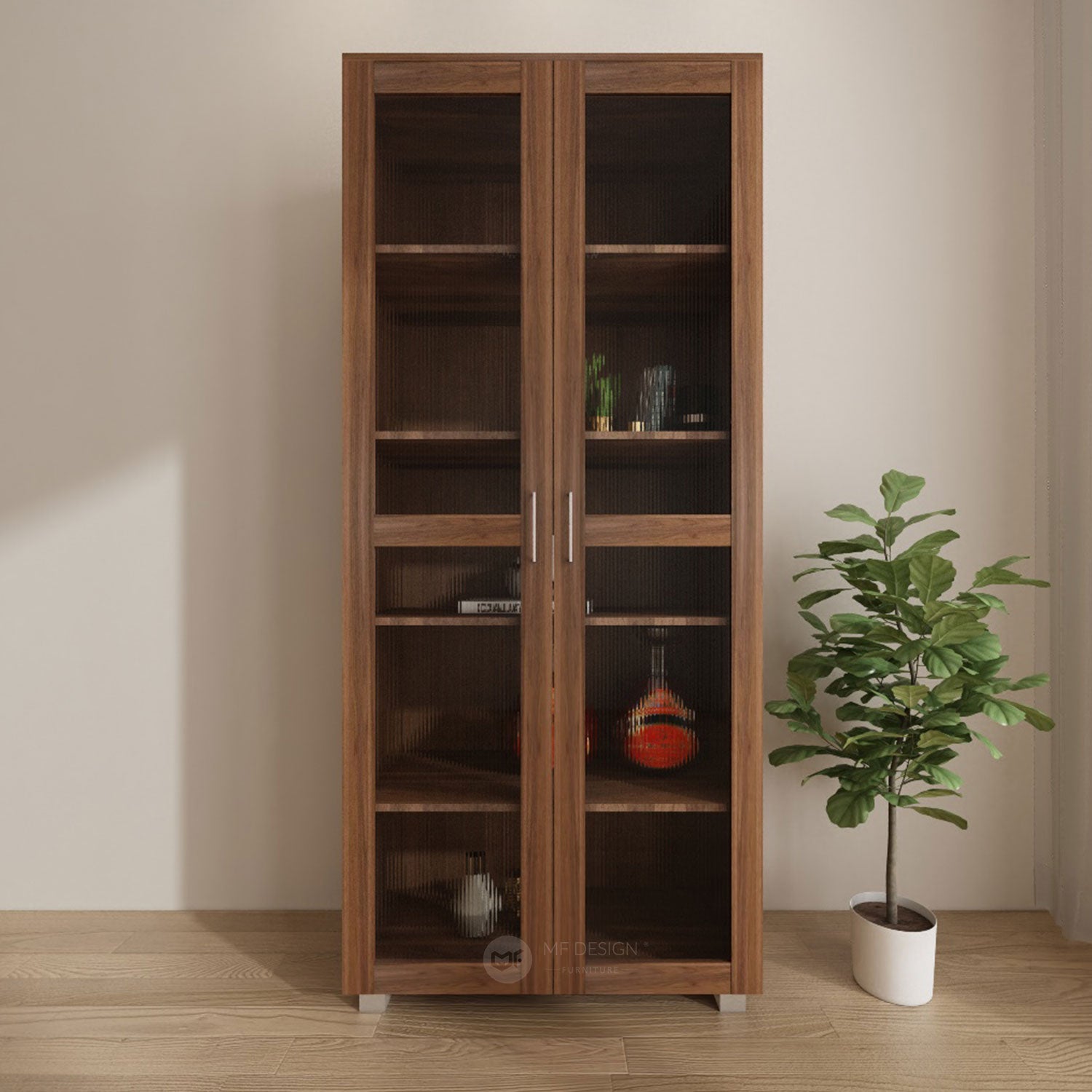 KYLAN Series Display Cabinet Multipurpose Storage Cabinet Tall / Almari 2 Pintu / Kitchen Cabinet / Almari Dapur / Shoe