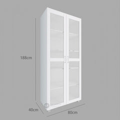 KYLAN Series Display Cabinet Multipurpose Storage Cabinet Tall / Almari 2 Pintu / Kitchen Cabinet / Almari Dapur / Shoe