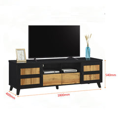 JERRY 6ft TV Cabinet With Drawer