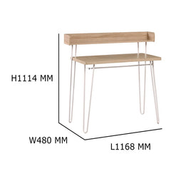 NIGEL Double Layer Metal Legs Study Desk