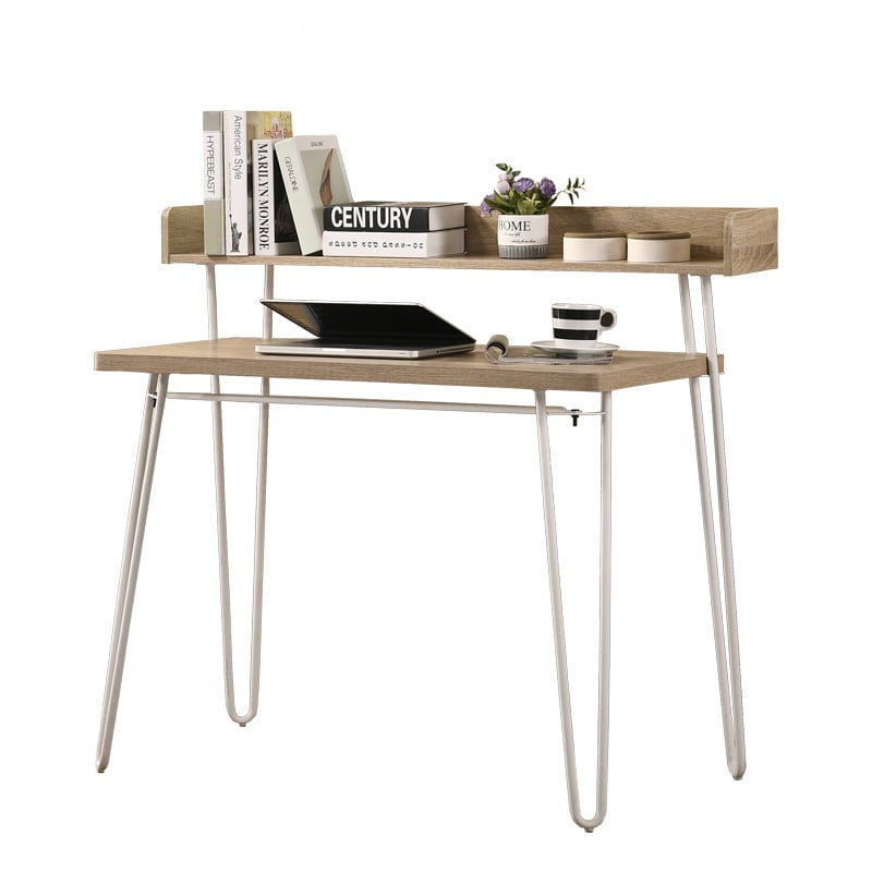 NIGEL Double Layer Metal Legs Study Desk