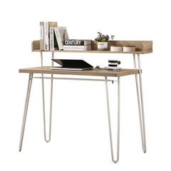 NIGEL Double Layer Metal Legs Study Desk