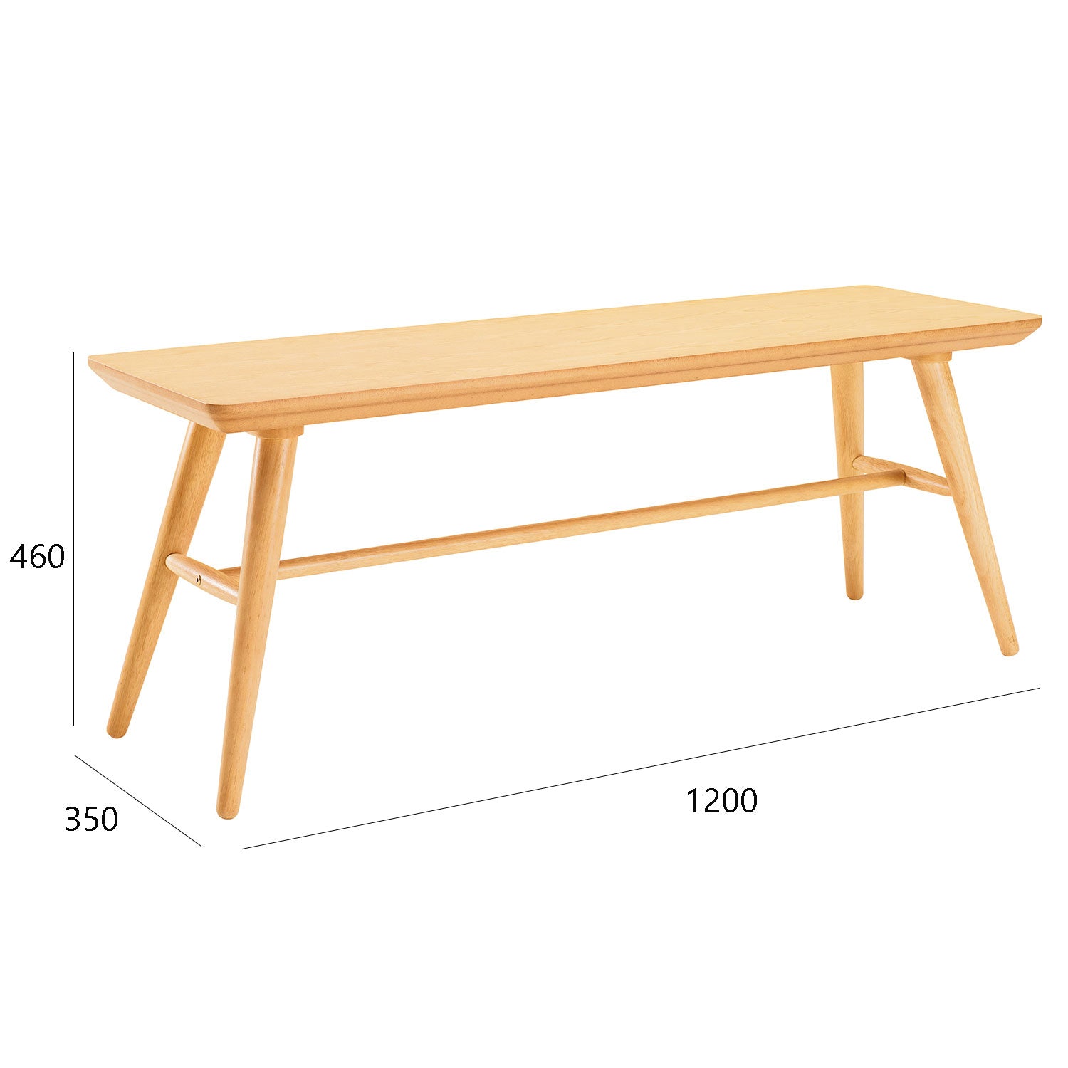 MARRIM 4 Feet Solid Wood Bench Chair