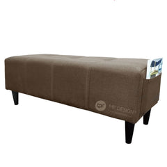 NORA Stool / Storage Bench Stool / Chair / Kerusi / Sofa / Solid Wood Fabric /Home Living Storage Bench