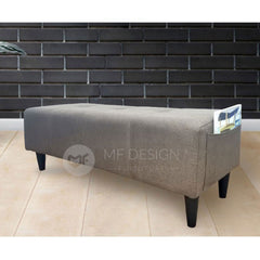NORA Stool / Storage Bench Stool / Chair / Kerusi / Sofa / Solid Wood Fabric /Home Living Storage Bench