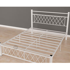 NESTS Super Base Single / Queen Size Metal Bed Frame ( White )