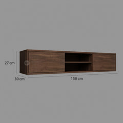 NEVA 5FT TV Cabinet Wall / TV Console / Almari TV / Media Storage Cabinet / TV Cabinet / TV Gantung / Wall Mounted Cabinet