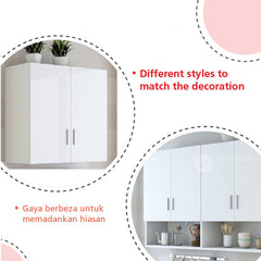 (Clearance) NOX Classic Style Kitchen Cabinet / Wall Cabinet / Hanging Bathroom / Cabinet Dapur /  Kabinet Dinding / Gantung Kabinet