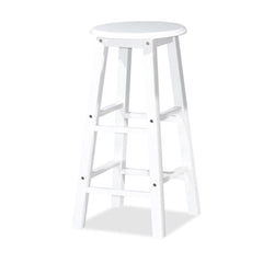 BELINDA 18″ Full Solid Wooden Stool-4 colours (2 chairs per order)