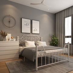 PALACE Metal Bed Frame / Katil Besi / Adult Bed / Homestay Bed / Master Bedroom Bed