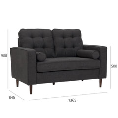 ROYCE Solid Wood 2 Seater Sofa