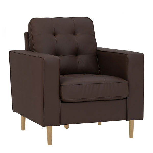 ROYCE Solid Wood 1 Seater Sofa
