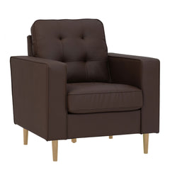 ROYCE Solid Wood 1 Seater Sofa