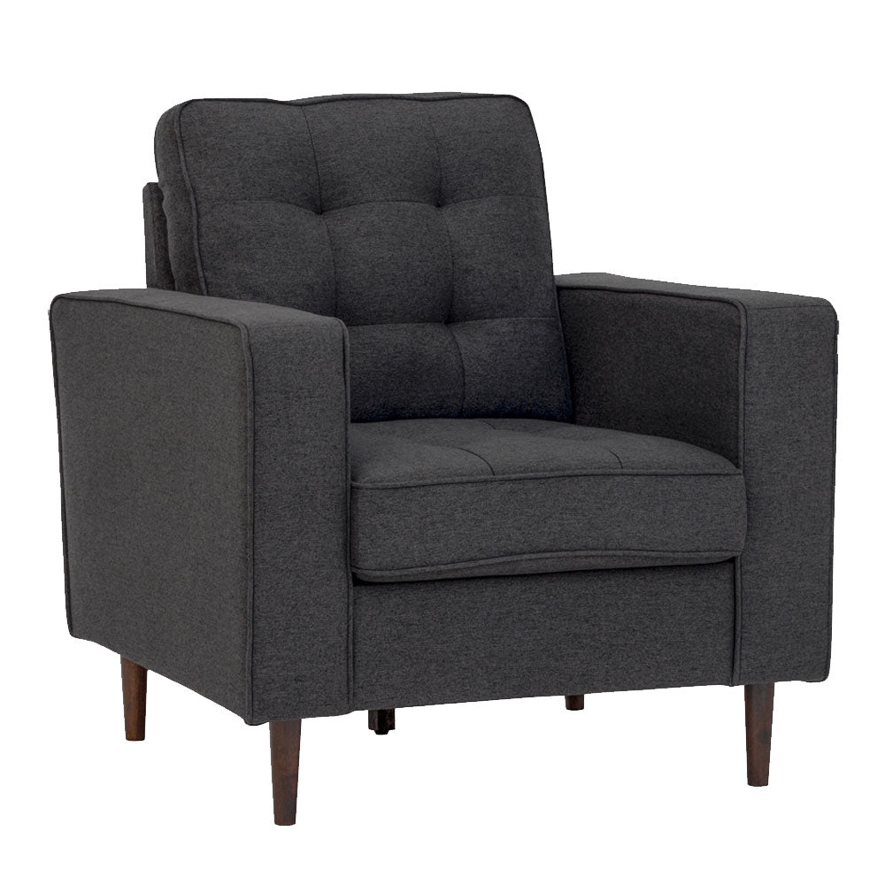 ROYCE Solid Wood 1 Seater Sofa