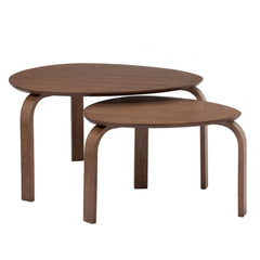 SANDRA Solid Wood Set Of 2 Coffee Table