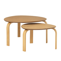SANDRA Solid Wood Set Of 2 Coffee Table