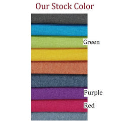 HERMAN Strong Wooden Frame Fabric Stool – Purple
