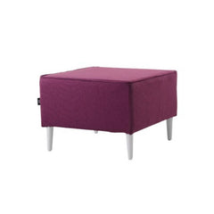 HERMAN Strong Wooden Frame Fabric Stool – Purple