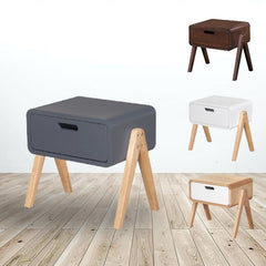 KELLY Solid Wood Stackable Side Table- 4 Colors