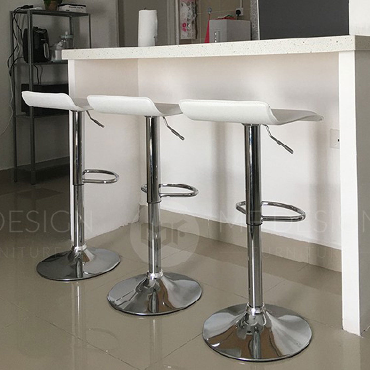 TECMO Swivel Bar Chair / Counter / Kitchen / Kerusi Bar / Height Adjustable Cushion / Dining Chair / Cafe / Bar / Counter