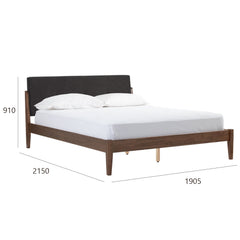TUCKER Solid Wood 2M King Bed