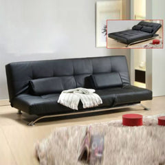 BERTHA Black With Steel Base Structure Sofa Bed