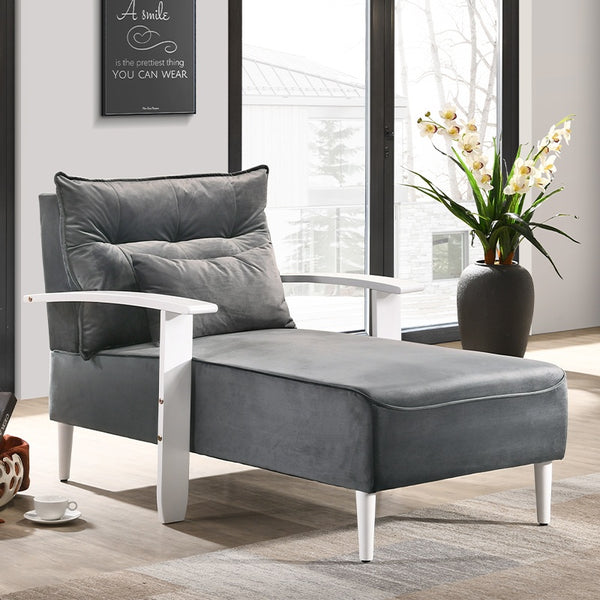 RANDY Solid Rubber Wood Relaxing Chair