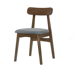 AINE Walnut Solid Wood With Cushion Seat Dining Chair