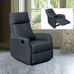 CAIN 1 Seater Grey Fabric With Recliner System Sofa