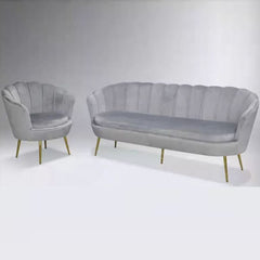 ADONIA 1+3 Seater Grey Sofa Set