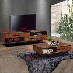 KENDA Solid Wood Living Room Set