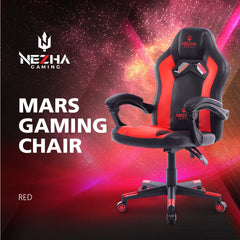 NEZHA - MARS Gaming Chair - 2 YEARS WARRANTY - Kerusi gaming office chair gold black red hitam todak pc merah table