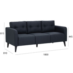 ALTO Solid Wood 3 Seater Sofa