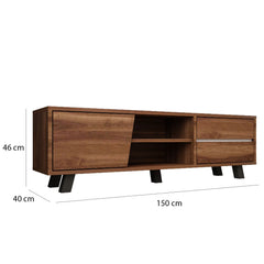 ANNE 5FT TV CABINET 150CM / Almari TV / Media Storage Cabinet / TV Kabinet / TV Multi Purpose Storage