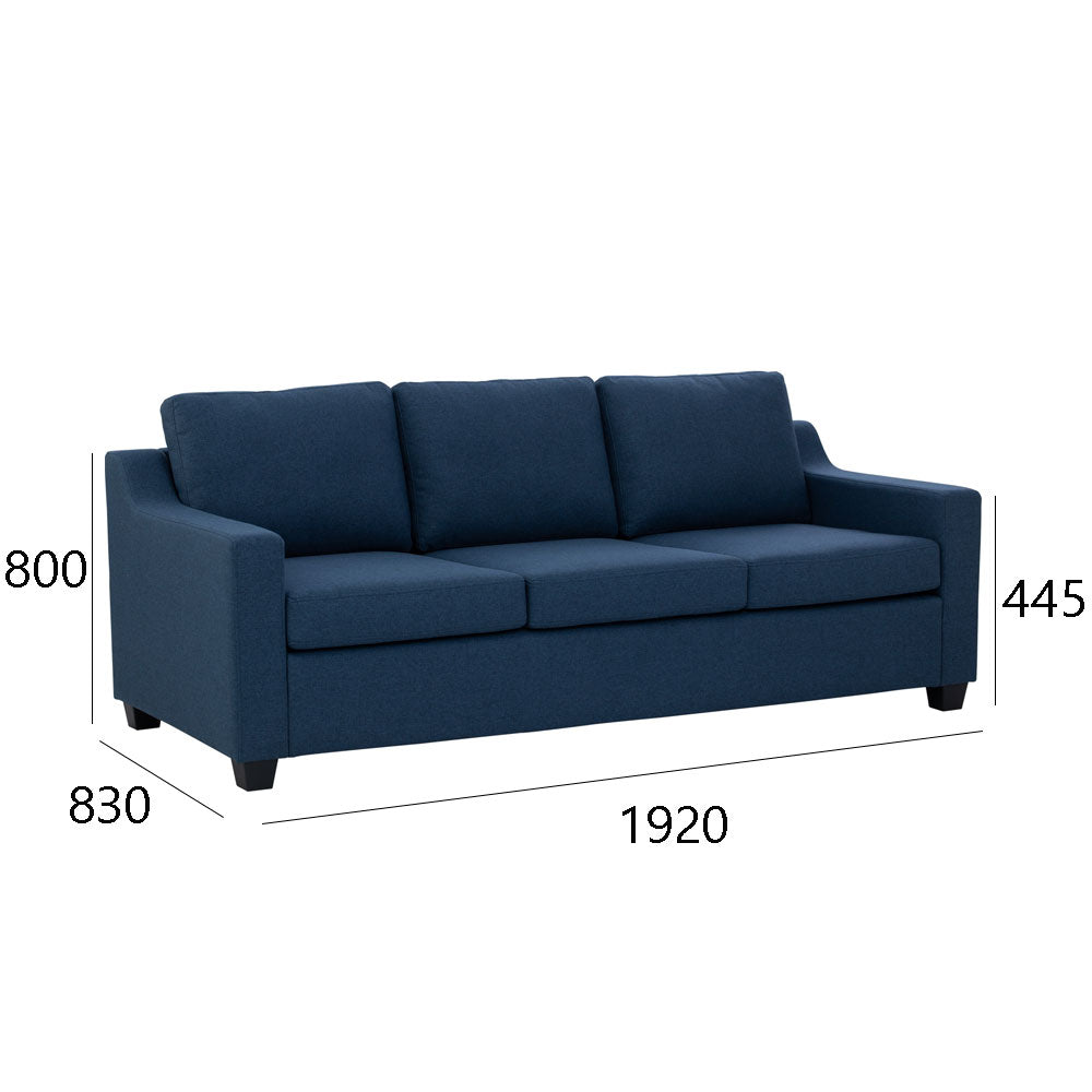 BALENO Solid Wood 3 Seater Sofa