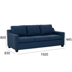 BALENO Solid Wood 3 Seater Sofa