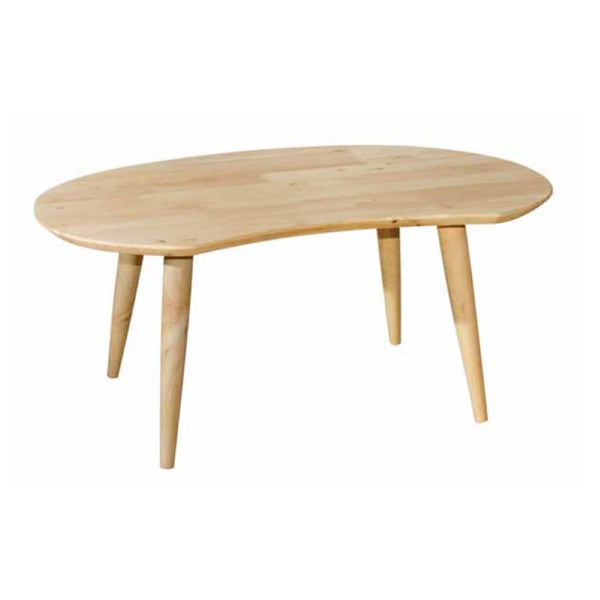 GLORIA Bean Shaped Full Solid Wood Coffee Table