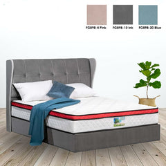 INA Premium Grand Queen Size Divan Bed Frame-3 Colors