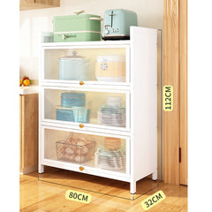 (Clearance) HAWA Kitchen Cabinet / Multipurpose Rack / Almari Dapur / Kabinet Dapur / Almari Tingkat / White Rack / Home Storage