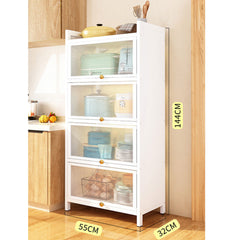 (Clearance) HAWA Kitchen Cabinet / Multipurpose Rack / Almari Dapur / Kabinet Dapur / Almari Tingkat / White Rack / Home Storage