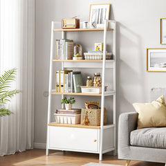 (Clearance) KAAN Bookshelf / Rak Buku / Almari Buku / Rack / Bookshelf / Book Shelves / Rack / Kabinet Buku / Book Shelf Murah / White