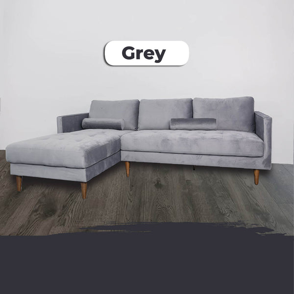 CENI L-SHAPE SOFA 1 Seater/2 Seater/3 Seater Sofa Living Room Sofa Big Size Sofa Panjang
