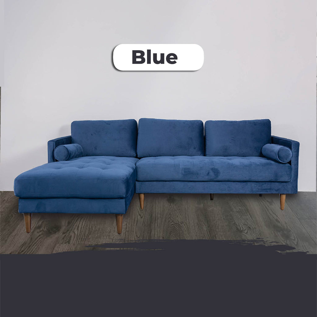 CENI L-SHAPE SOFA 1 Seater/2 Seater/3 Seater Sofa Living Room Sofa Big Size Sofa Panjang