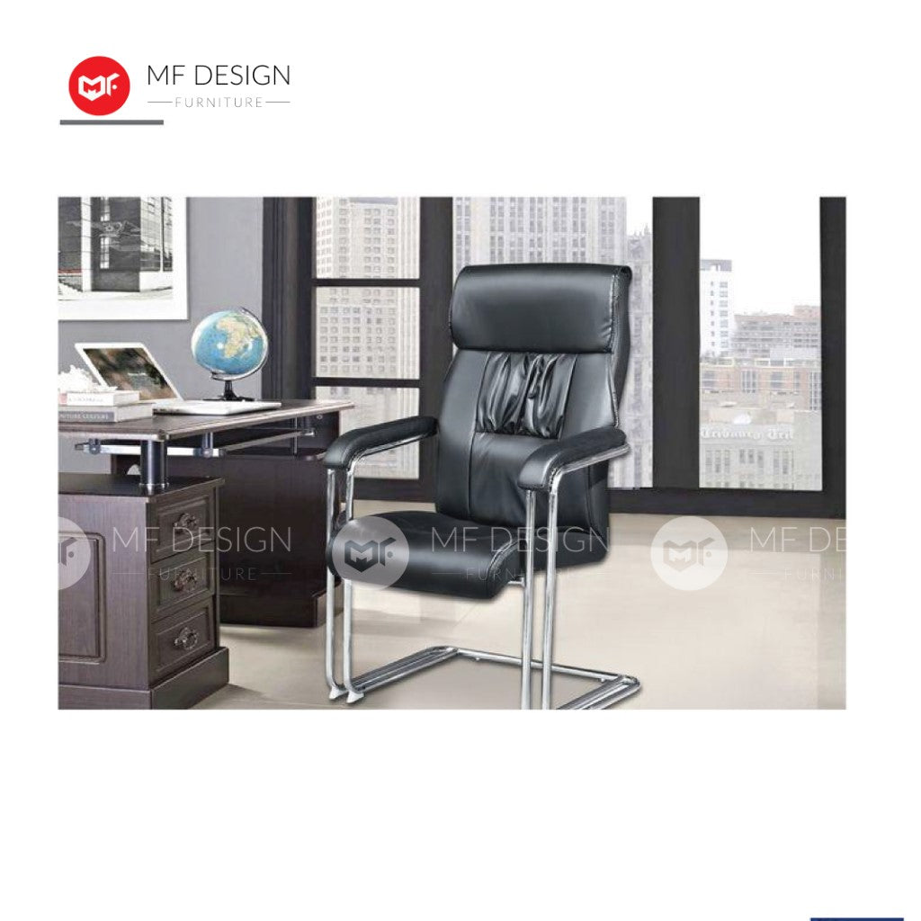 MASK Office Chair & Chrome Leg / Kerusi Pejabat / Kerusi Roda /Height Adjustable Swivel / gaming kerusi office /