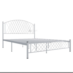 ZOEY Super Base Queen Size Metal Bed Frame / Queen Bed / Katil Queen / White / Katil Besi Putih / Bedframe / Iron Bed